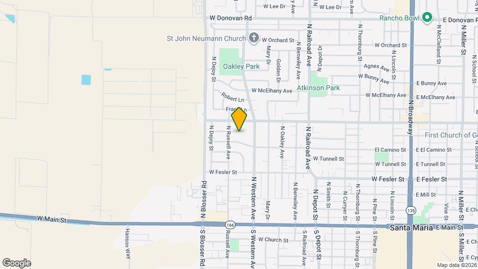 1026 W Hermosa St Map and Location Details