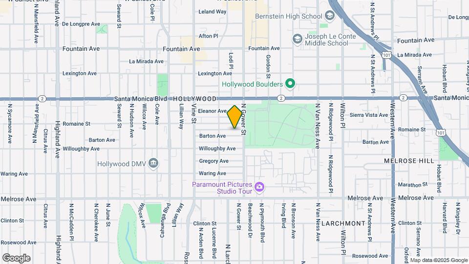 5921 Barton Ave Map and Location Details