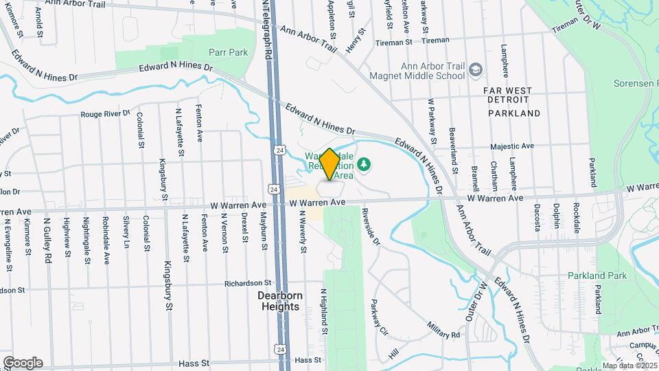 23700 W Warren Ave Map and Location Details