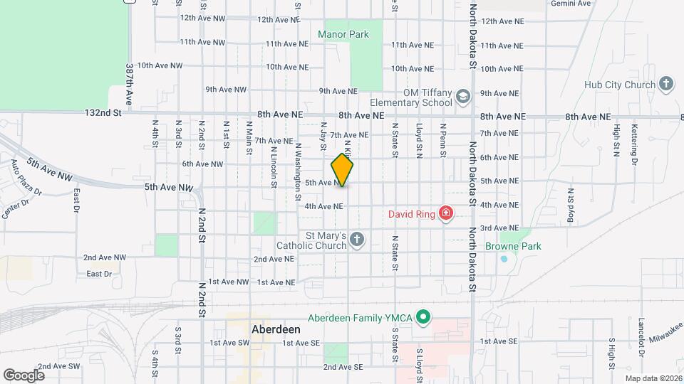 417 N Kline St Map and Location Details