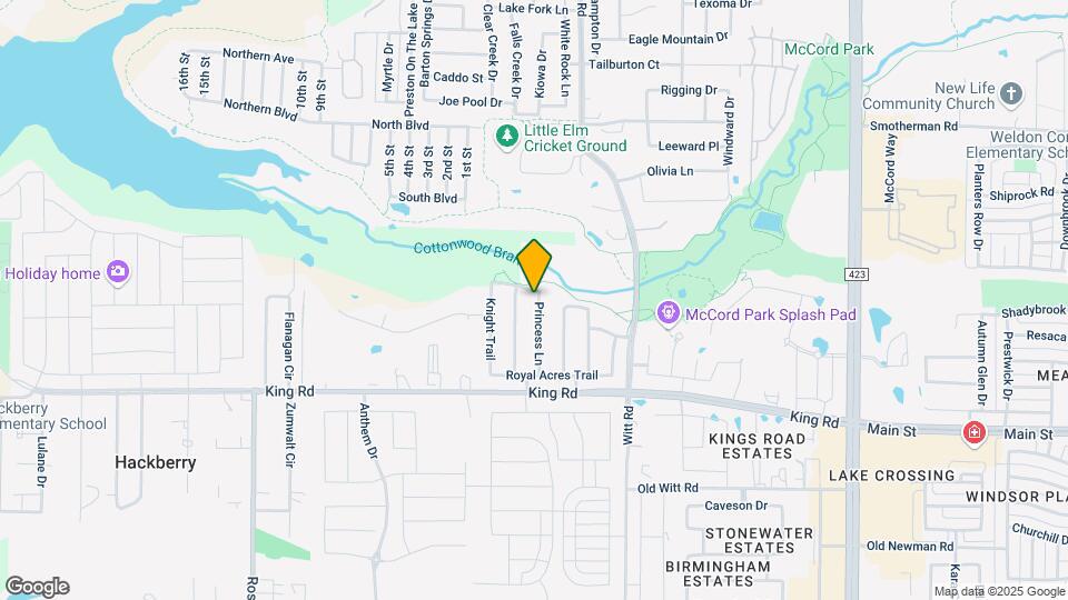 1664 Princess Ln Map and Location Details