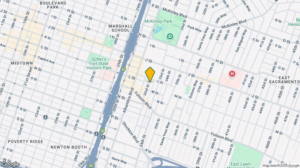 1235 32nd St Map and Location Details