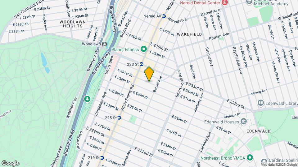 763 E 231 St Map and Location Details