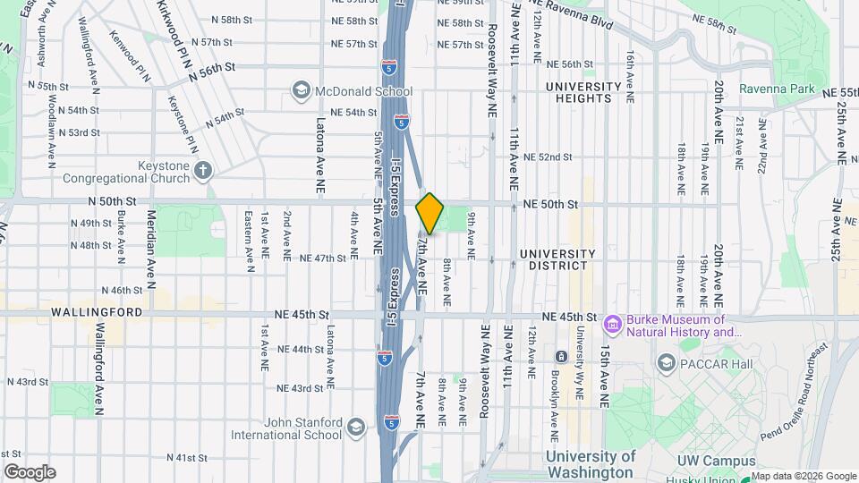 4716 7th Ave NE Mapa y Detalles de la Ubicación
