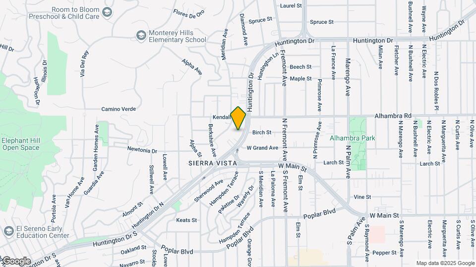 5723 Huntington Dr N Map and Location Details