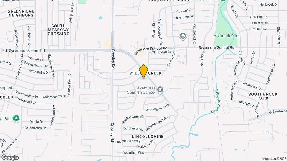 8208 Willow Glen Ct Map and Location Details