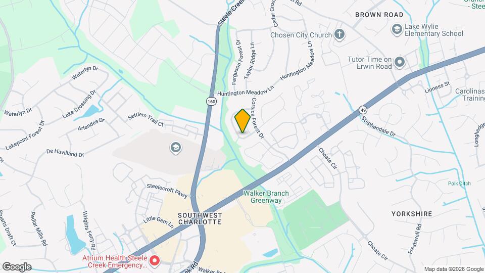 14531 Asheton Creek Dr Mapa y Detalles de la Ubicación