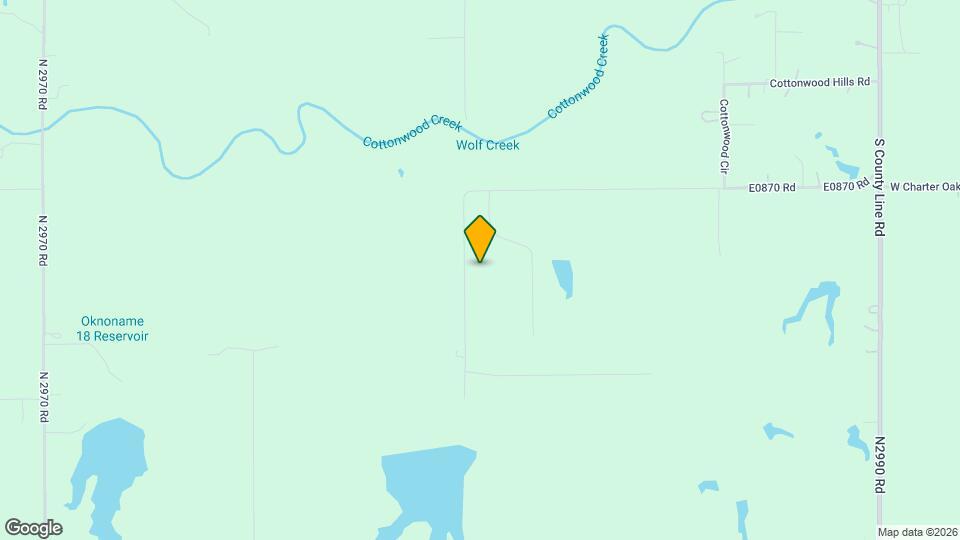 29191 N 2980 Rd Map and Location Details