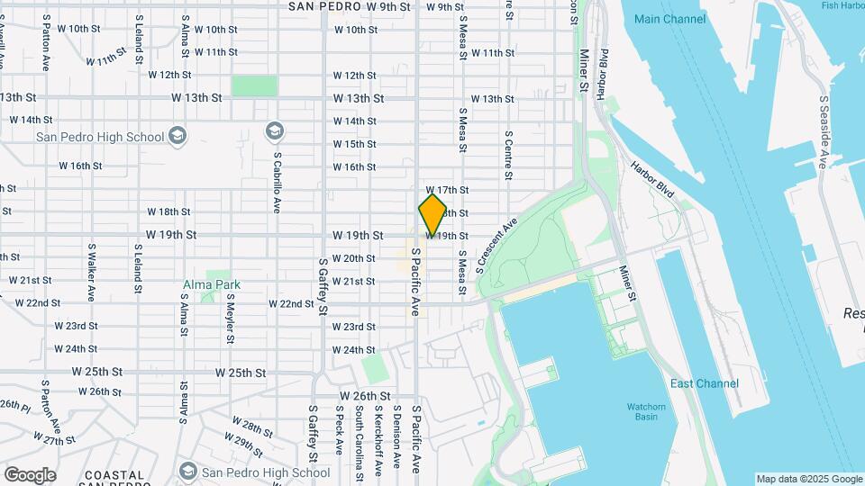 469 W 19th St Map and Location Details