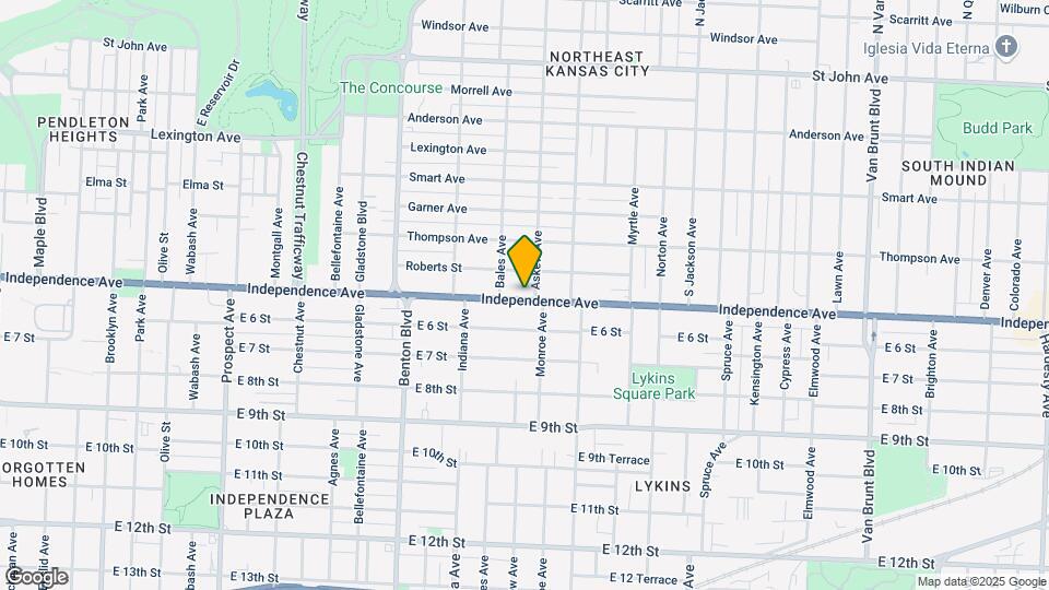 3516 Independence Ave Map and Location Details
