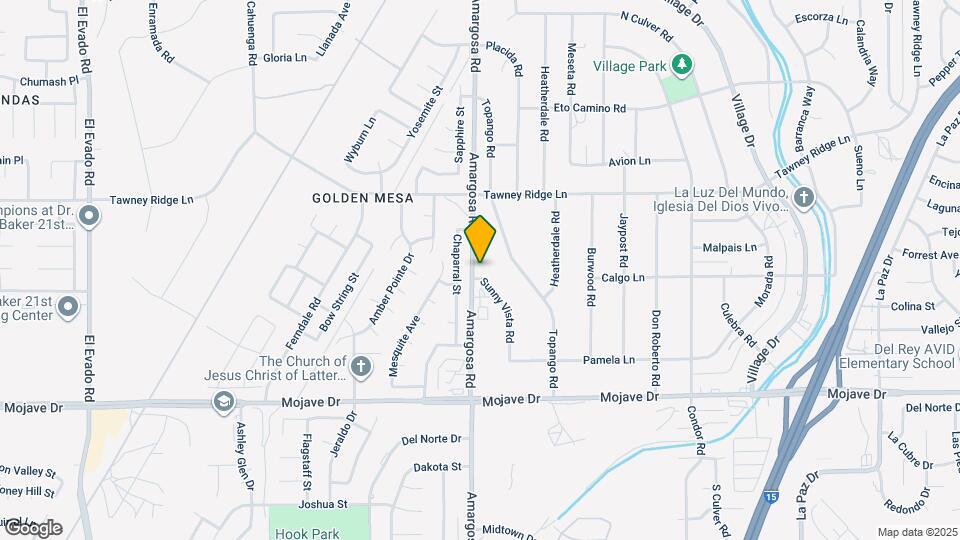 15537 Sunny Vista Rd Map and Location Details