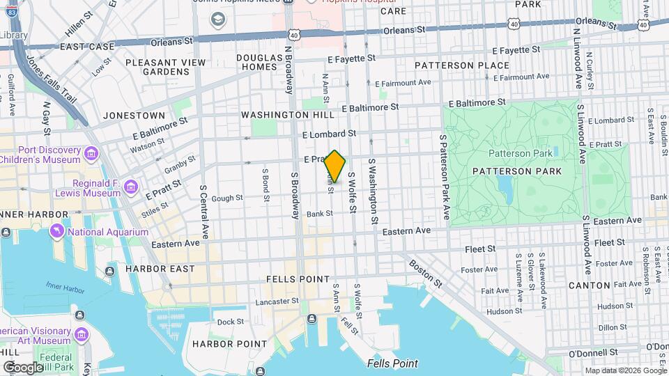 1802 Gough St Map and Location Details