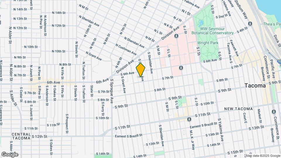618 S Cushman Ave Map and Location Details