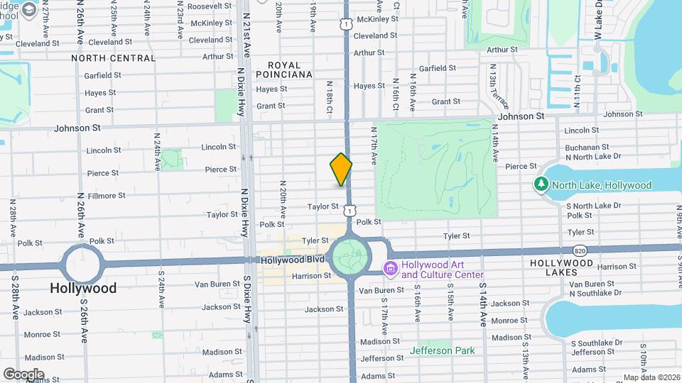 1812 Fillmore St Map and Location Details