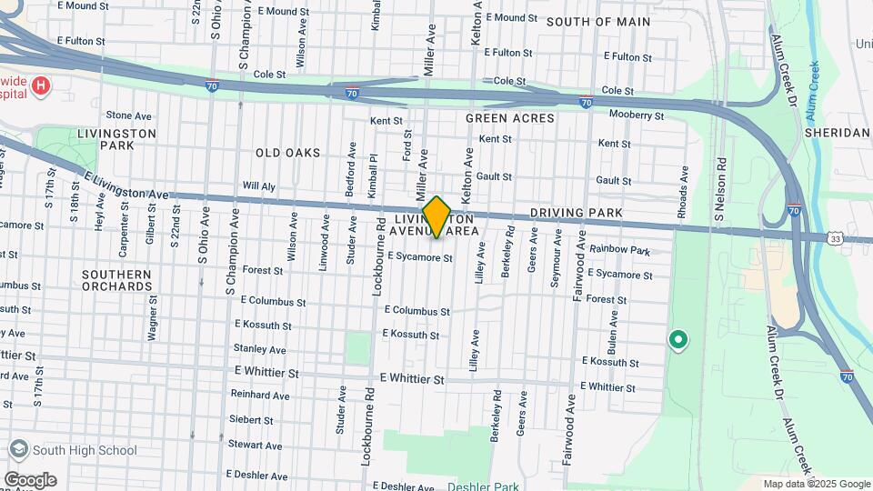 896 Ellsworth Ave Map and Location Details