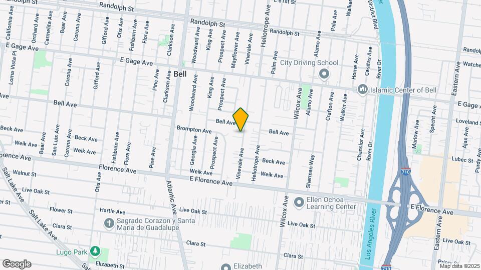 6815 Vinevale Ave, Unit 2 Mapa y Detalles de la Ubicación