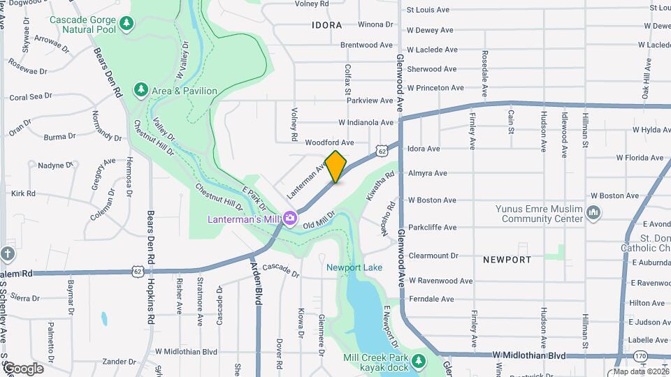 905 Canfield Rd Map and Location Details