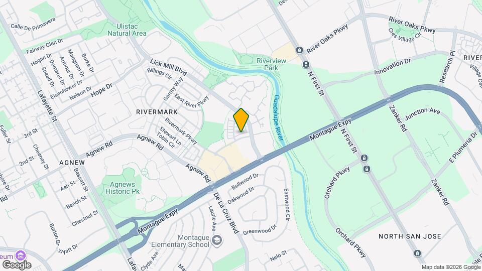 563 Moreland Way Map and Location Details