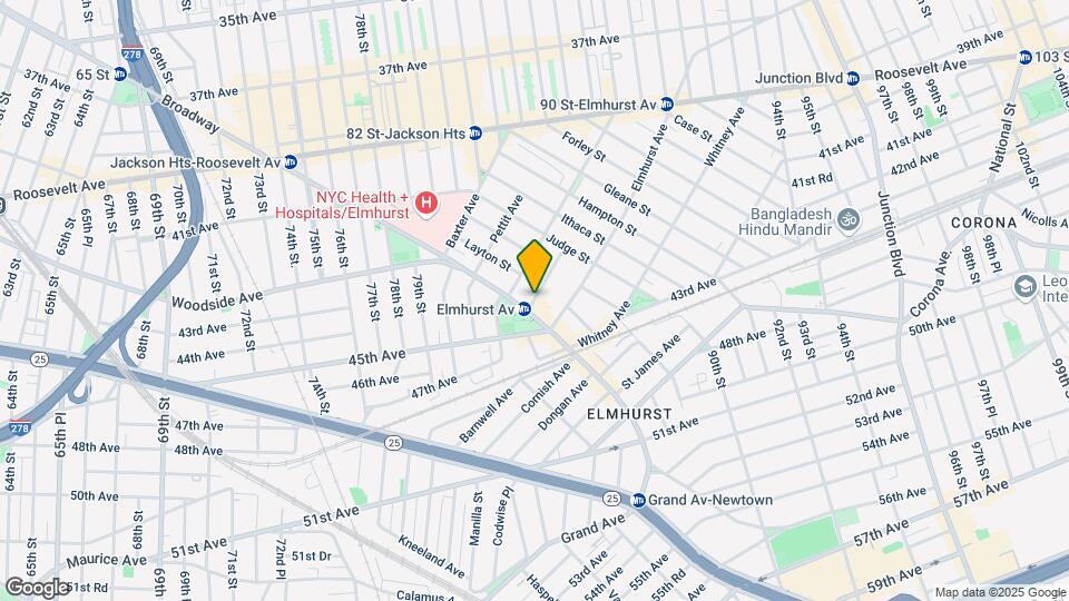 83-6 Vietor Ave-Unit -5F Map and Location Details