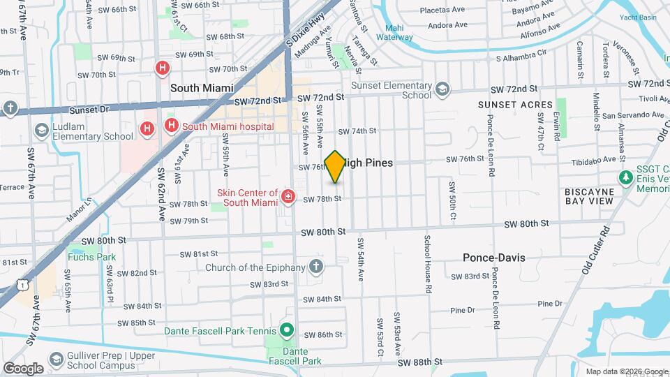 7740 SW 54th Ct Map and Location Details