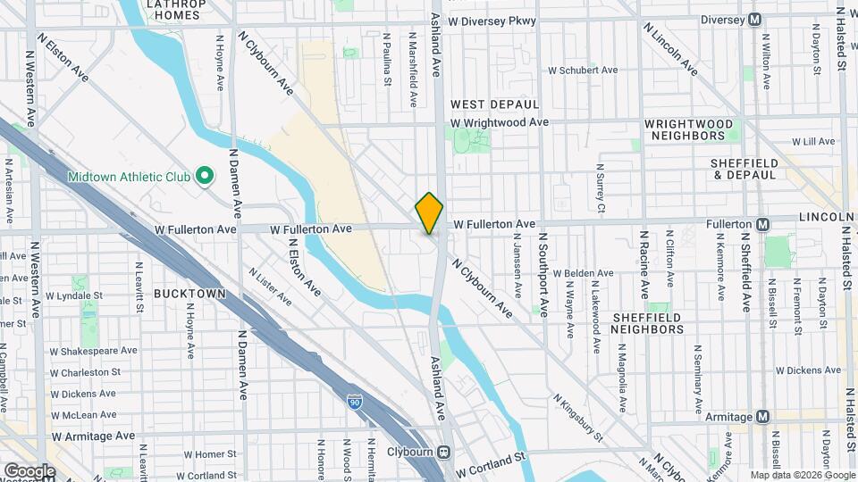 2352 N Clybourn Ave, Unit 3F Mapa y Detalles de la Ubicación
