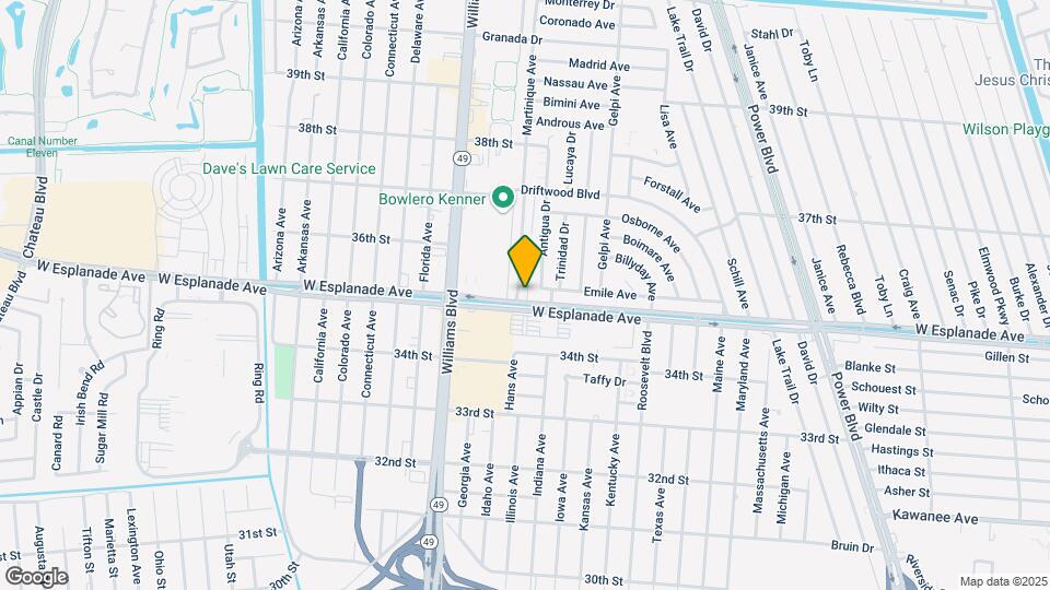 3508 Martinique Ave Map and Location Details