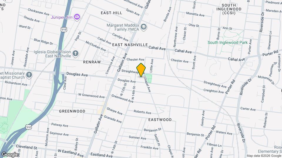 1409 Douglas Ave Map and Location Details