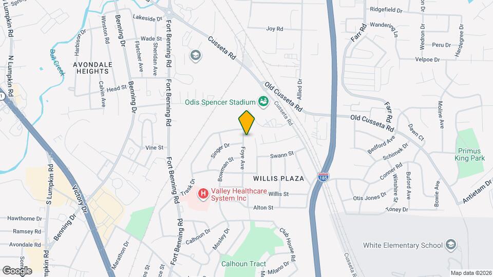 1414 Foye Ave Map and Location Details