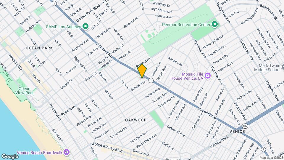 769 Sunset Ave Mapa y Detalles de la Ubicación