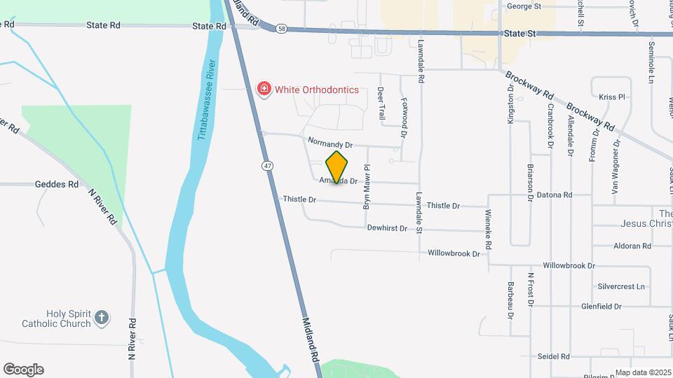 6247 Amanda Dr Mapa y Detalles de la Ubicación