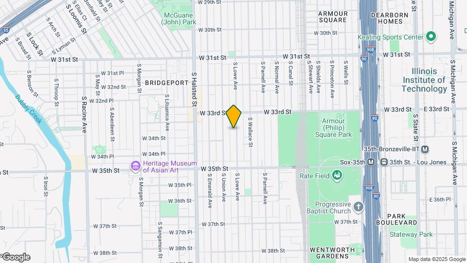 3342 S Lowe Ave Map and Location Details