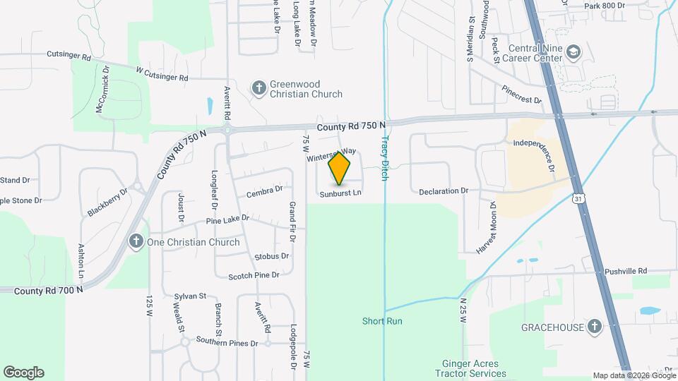 350 Sunburst Ln Map and Location Details