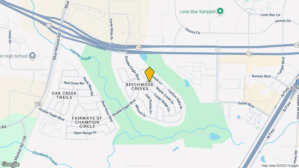 2812 Maple Creek Dr Map and Location Details