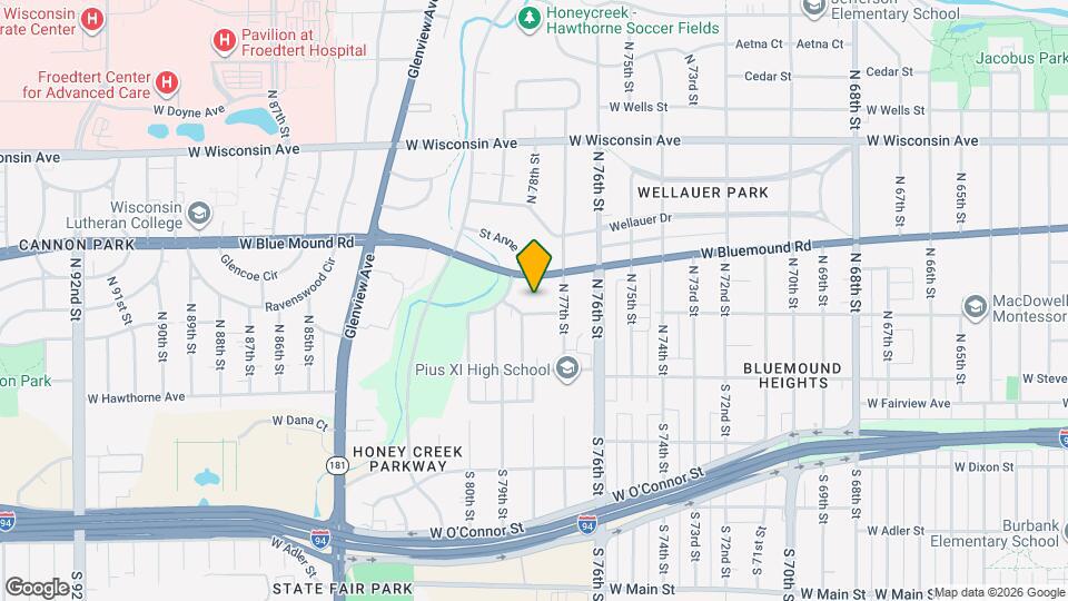 7732 W Mt Vernon Ave Map and Location Details