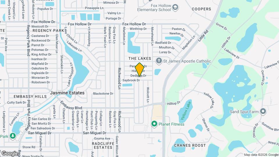 8151 Saybrook Dr Map and Location Details