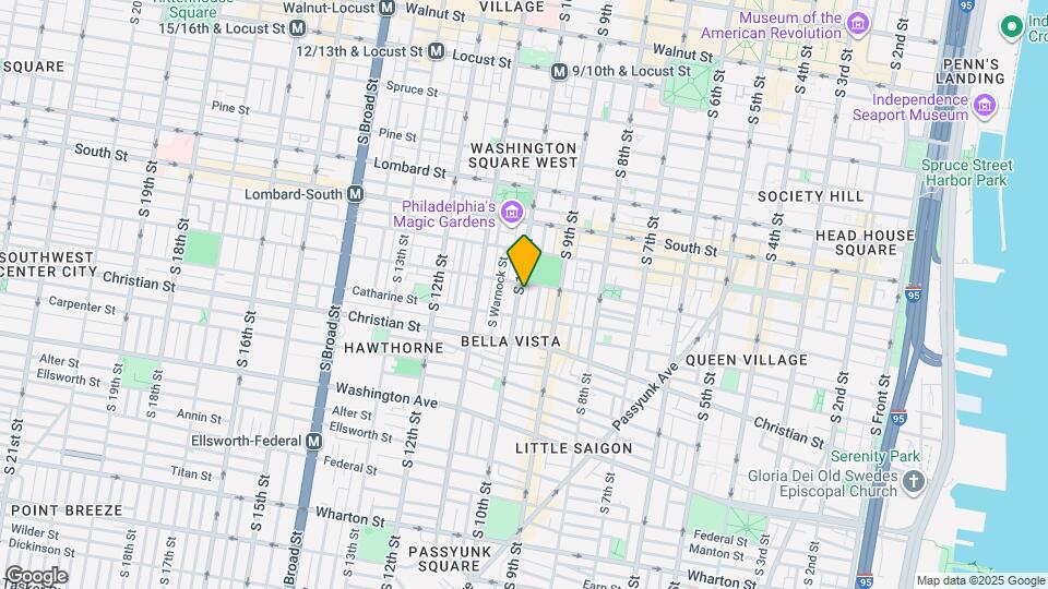 747 S 10th St Map and Location Details