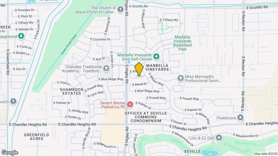 3279 East Anika Drive Map and Location Details