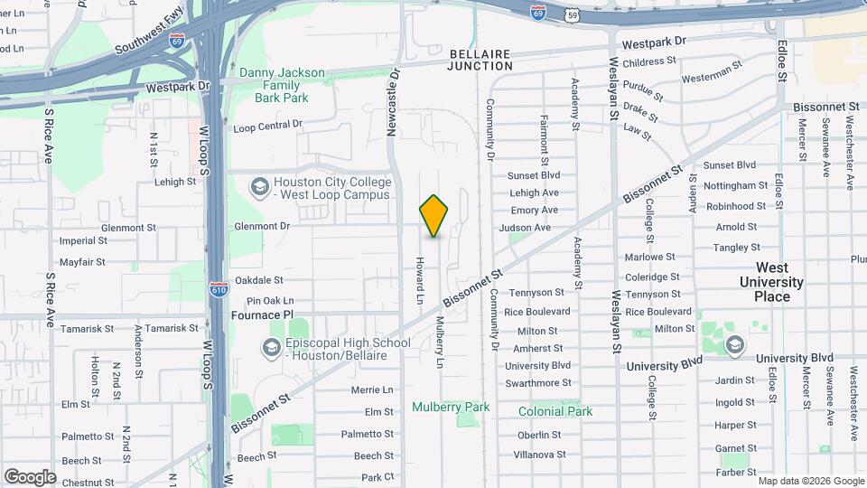 1111 Mulberry Ln Map and Location Details