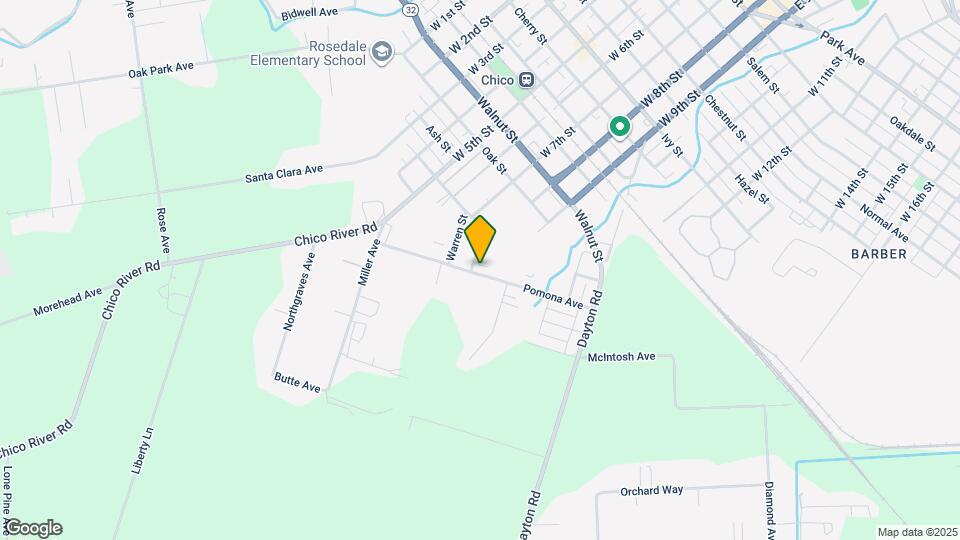 805 Pomona Ave Map and Location Details