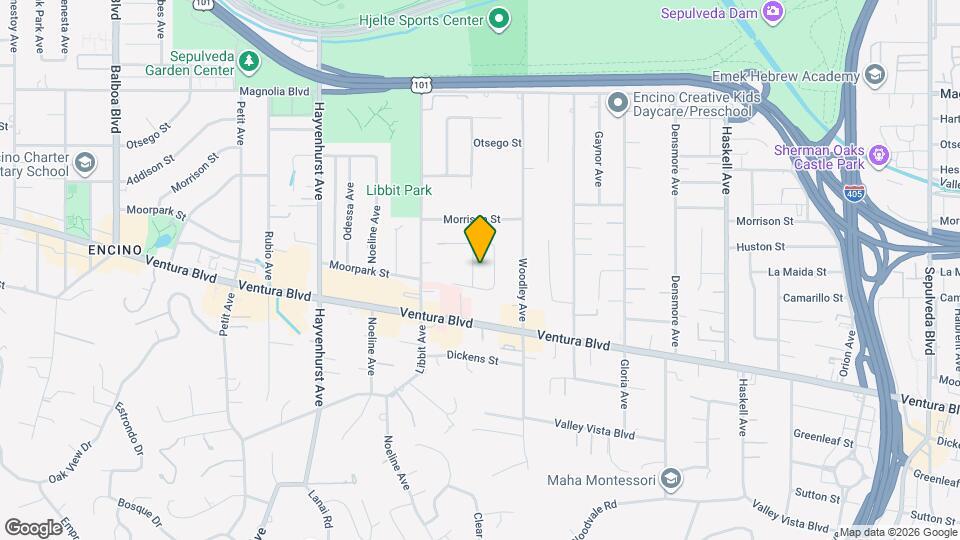 4900 Valjean Ave Map and Location Details
