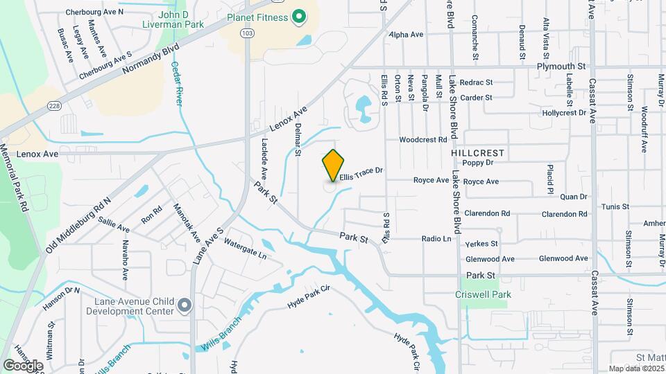1418 Ellis Trace Dr W Map and Location Details