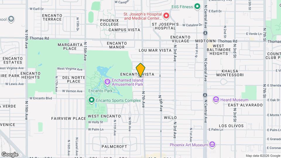 705 W Wilshire Dr Map and Location Details