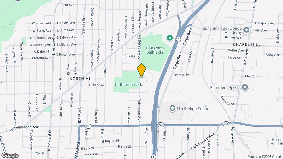 Akron Metropolitan Housing Map and Location Details