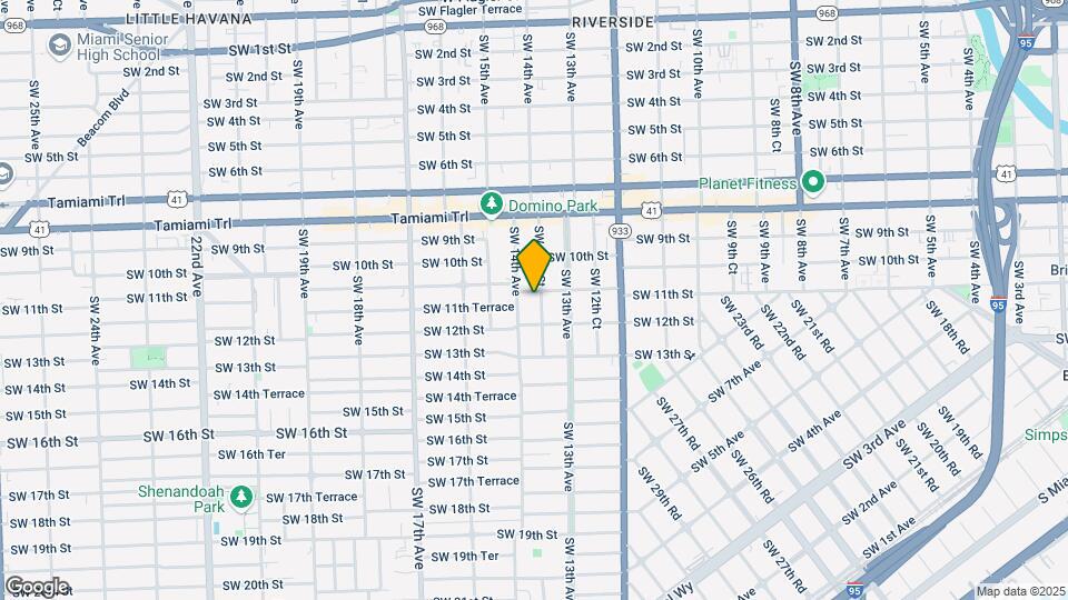 1114 SW 13th Ct Map and Location Details
