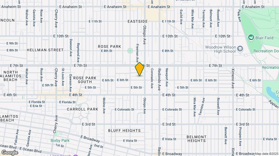 3105 E 6th St Map and Location Details