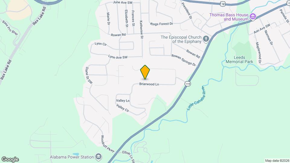 7016 Briarwood Ln Map and Location Details