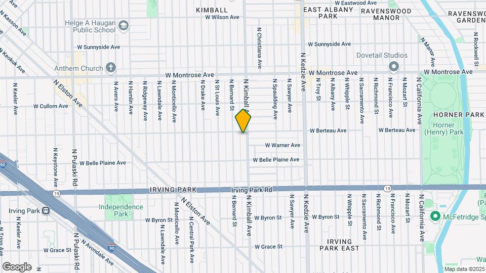 4152 N Kimball Ave Map and Location Details