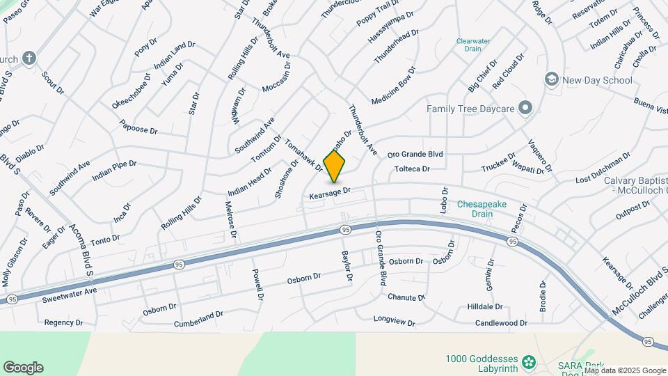 3151 Kearsage Dr Map and Location Details