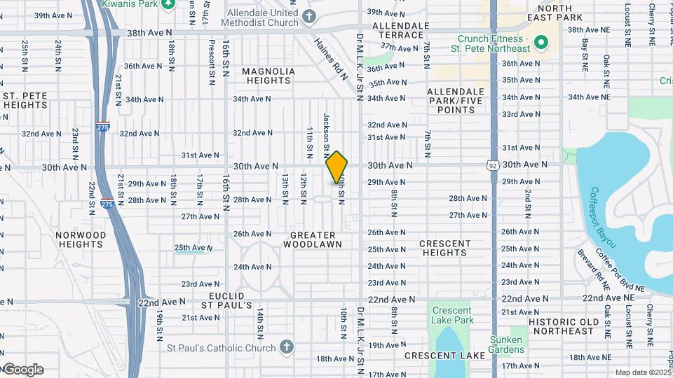2826 10th St N Mapa y Detalles de la Ubicación
