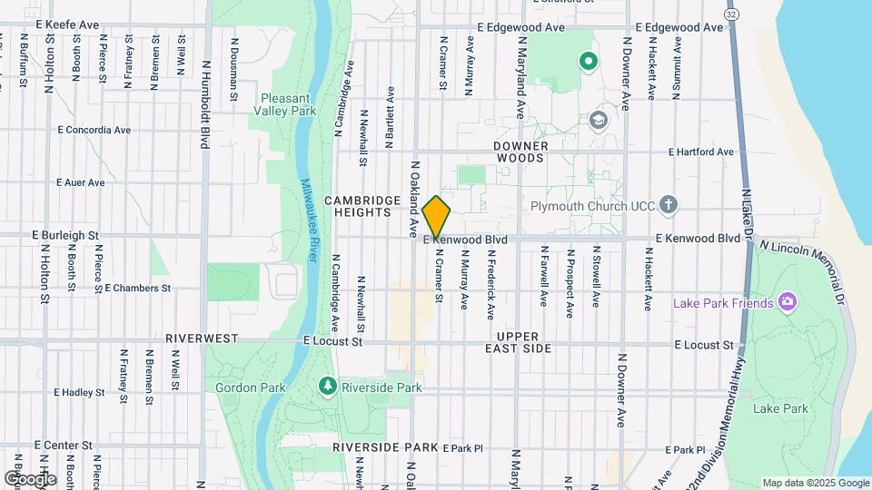 1829 E Kenwood Blvd Map and Location Details